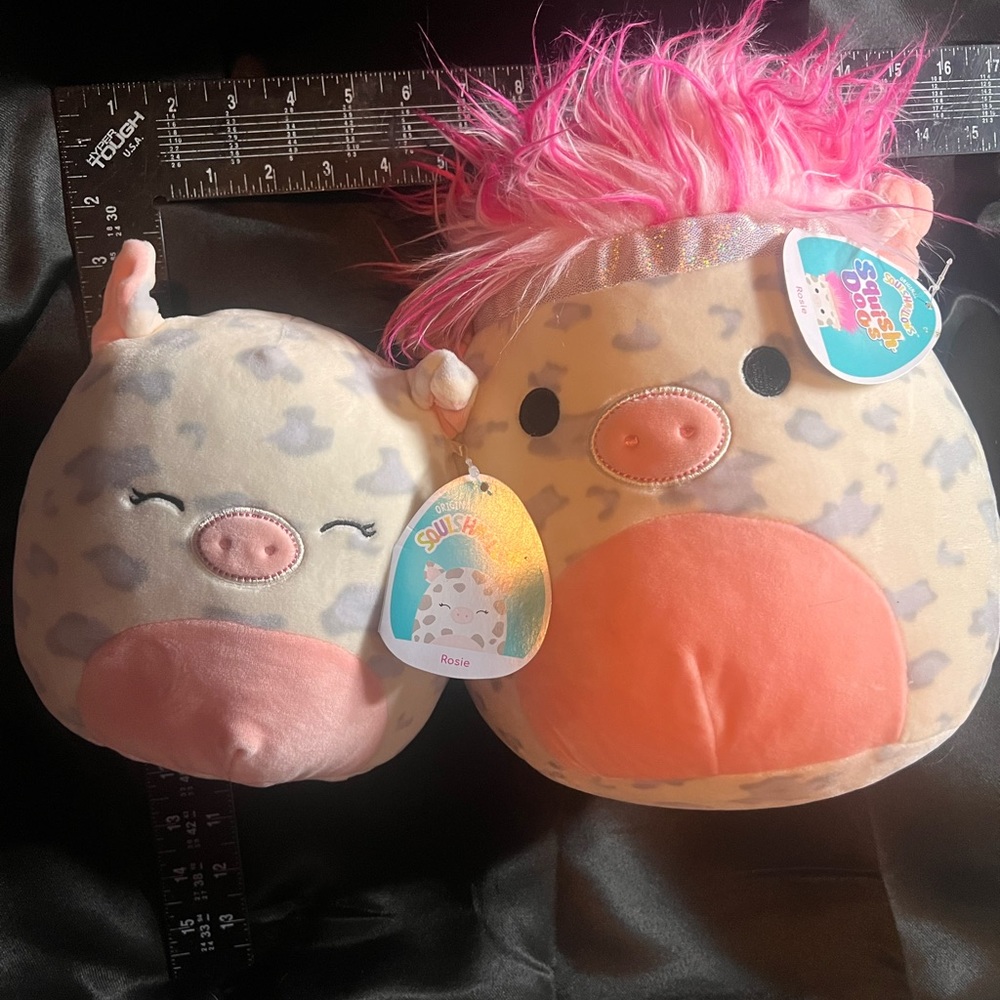 Rosie the Pig Squishdoo and Squishmallow set